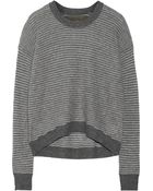 Enza Costa Striped Cashmere Sweater - Lyst