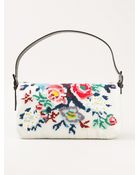 Fendi Beaded Baguette Shoulder Bag - Lyst