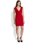 Alice + Olivia Vere V-Neck Dress - Lyst