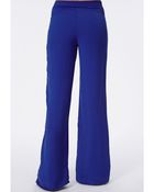 Missguided Megane Cobalt Blue High Waisted Palazzo Trousers - Lyst