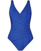 Gottex Jewels Of The Sea Surplice Swimsuit - Lyst