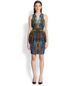 McQ by Alexander McQueen Reptileprint Dress - Lyst