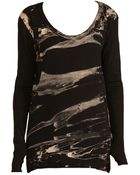 Enza Costa Cashmere Scoop Neck Sweater - Lyst
