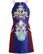 Mary Katrantzou Totem Print Dress - Lyst