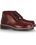 McQ by Alexander McQueen Leather Ankle Boots - Lyst