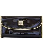 Dooney & Bourke Patent Leather Continental Clutch - Lyst