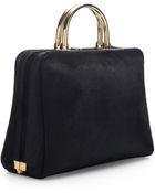 Simone Rocha Black Pony Hair Satchel - Lyst