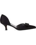 Stuart Weitzman Regalo Black Satin - Lyst
