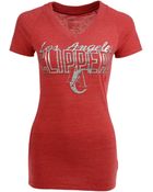 Adidas Womens Los Angeles Clippers Crazy Foil Tshirt - Lyst