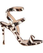 Gianvito Rossi Crisscross Anklestrap Sandals - Lyst