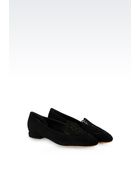 Emporio Armani Suede Slip-On - Lyst