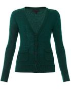 Burberry Prorsum Cashmere And Silk-Blend Cardigan - Lyst