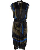 Lanvin Knee-Length Dress - Lyst