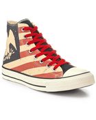 Converse Chuck Taylor All Star Hi Americana Print Mens Trainers - Lyst