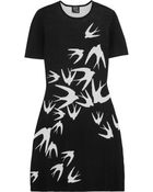 McQ by Alexander McQueen Intarsia Wool Mini Dress - Lyst