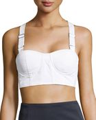 Diane von Furstenberg Sleeveless Cropped Racerback Top - Lyst