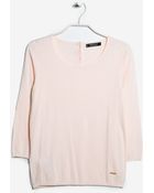 Mango Embossed Polka-Dot Sweater - Lyst