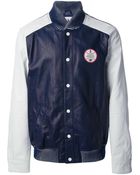 Opening Ceremony Bi-Colour Varsity Jacket - Lyst