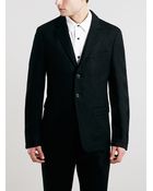 Topman Selected Homme Black Blazer - Lyst