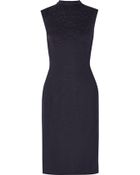 Oscar de la Renta Stretch Wool-Blend Dress - Lyst
