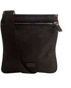 Giorgio Armani Black Nylon Messenger Bag - Lyst