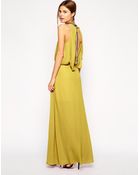Asos Chain Back Maxi Dress - Lyst