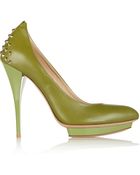 McQ by Alexander McQueen Studded Leather Pumps - Lyst