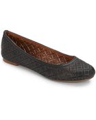 Lucky Brand Eastlee Leather Flats - Lyst