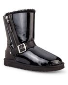 Ugg Blaise Twinface Patent Leather Boots - Lyst