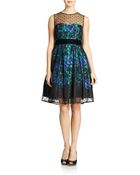 Eliza J Floral A Line Dress - Lyst
