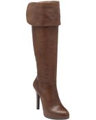 Jessica Simpson Audrey Tall Leather Highheel Boots - Lyst
