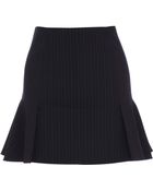 Karen Millen Pinstripe Tailored Skirt - Lyst