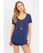 Truly Madly Deeply High/Low Shirttail Tee - Lyst