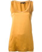 Gucci Scoop Neck Vest Top - Lyst