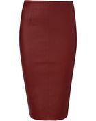 Baukjen Monmouth Leather Pencil Skirt - Lyst