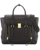 3.1 Phillip Lim Pashli Large Zip Satchel Bag Black - Lyst