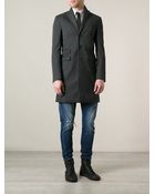 DSquared2 Single Breasted Coat - Lyst