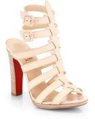 Christian Louboutin Neronna Leather Sandals - Lyst