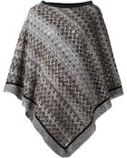 Missoni Knit Poncho - Lyst
