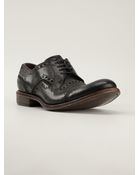 Dolce & Gabbana Distressed Lace-Up Shoes - Lyst