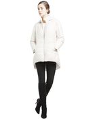 Alice + Olivia Hooded High-Low Puffer Jacket - Lyst