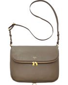 Fossil Preston Leather Flap Shoulder Bag - Lyst