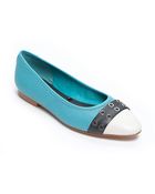 Tommy Hilfiger Metal Ring Ballet Flat - Lyst