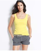 Ann Taylor Cotton Tank - Lyst