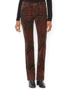 Ralph Lauren Lauren Paisley Corduroy Pants - Lyst