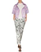 3.1 Phillip Lim Silk Blend Kimono Motorcycle Jacket - Lyst