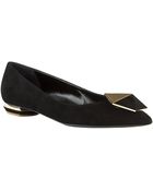 Nicholas Kirkwood Jordan Hexagon Flat - Lyst