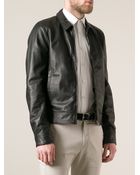Dolce & Gabbana Leather Jacket - Lyst