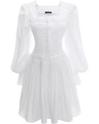 Alexander McQueen Cotton Piquet Shirt Dress - Lyst