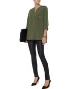 Diane von Furstenberg Danielle Silk Top - Lyst